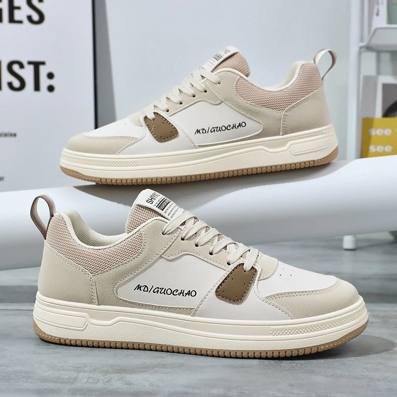 Men's Korean casual shoes Four seasons new soft-sole breathable light outdoor walking shoes fashion youth flat sports board shoe
