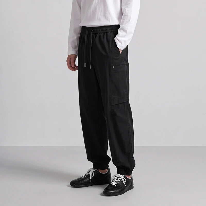 Semir Men Pants Cotton Twill Loose Tapered Jogger Soft Comfortable 2026 Autumn Casual Style Classic Everyday Trousers