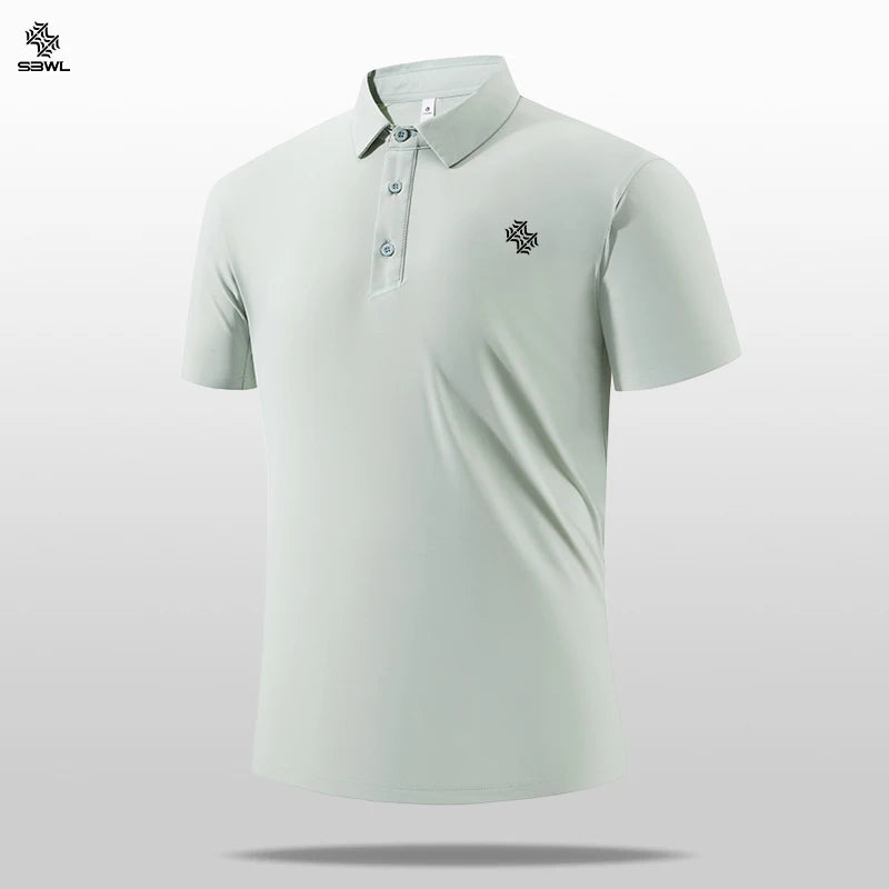 SBWL 2026 Summer Men's Tees New Outdoor Running Fitness Quick Dry Sports T-Shirt High Quality Light Casual Short Sleeve Gym Tops