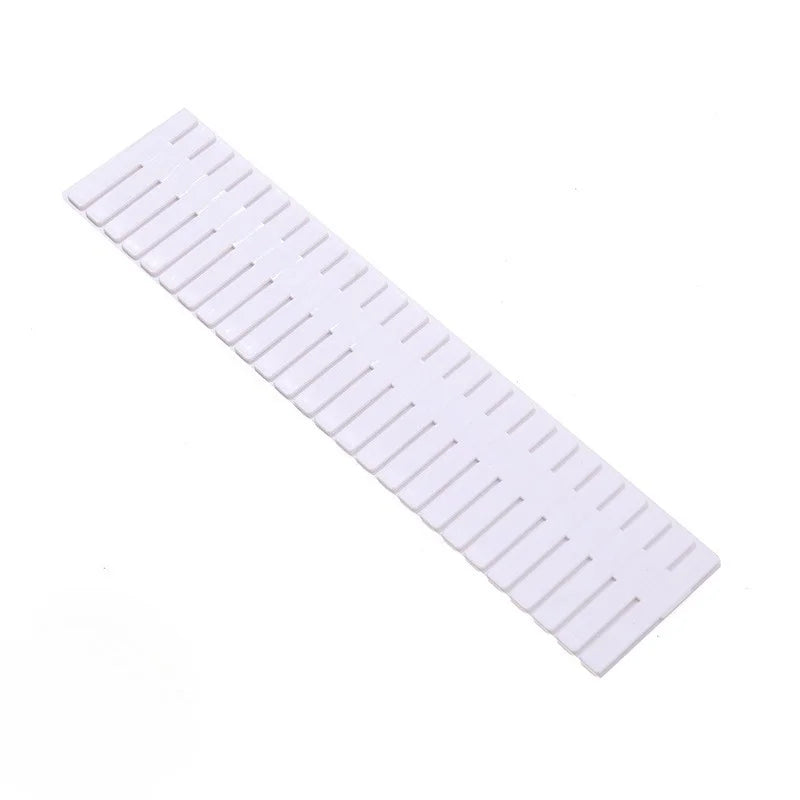 4pcs Plastic Desk & Drawer Organizer Dividers, Adjustable Partition Storage System for Office, Dorm, Home.Organize the grid.