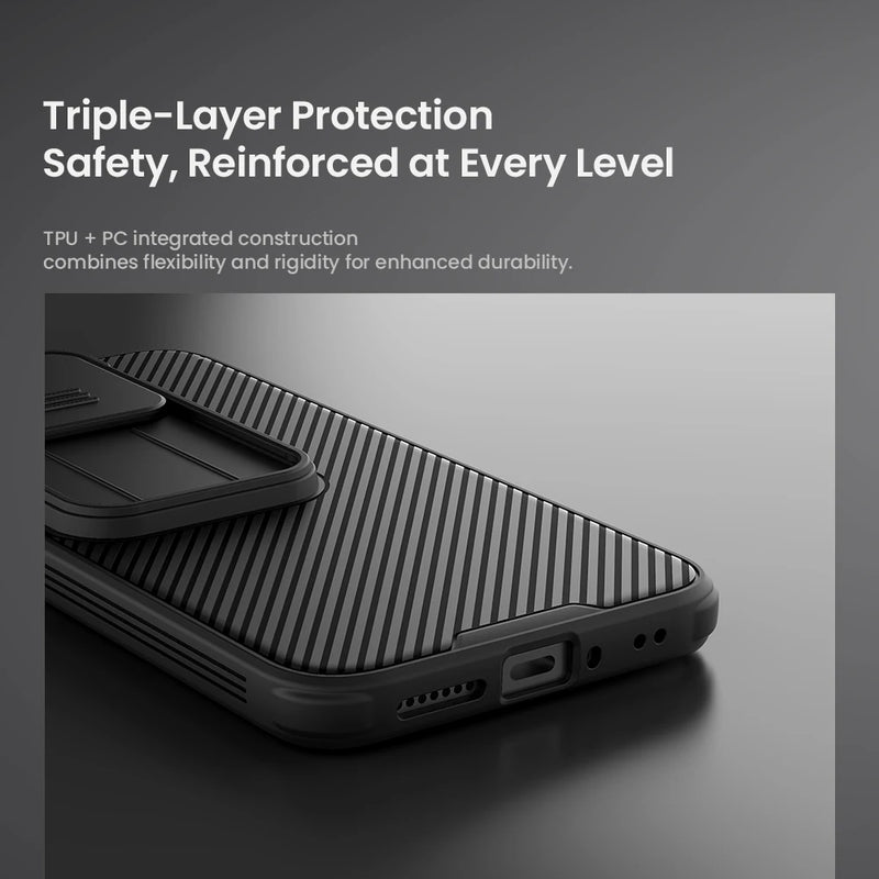 NILLKIN For Xiaomi 17T Pro Case CamShield Pro With Sliding Camera Protection Soft TPU PC Shockproof Back Cover For Mi 17T Cases