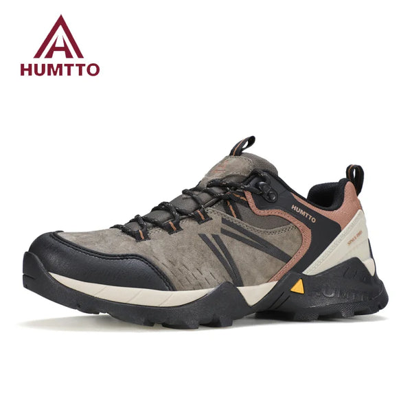 HUMTTO New Breathable Outdoor Hiking Men's Sports Shoes Man Sneakers Luxury Designer Climbing Trekking Safety Work Boots for Men
