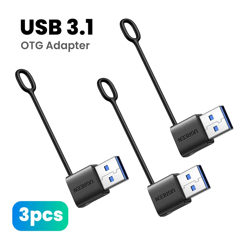 UGREEN USB-A to USB-C Converter OTG 18W Fast Charge USB 3.1 Gen1 Data Transfer Adapter Connector for Laptop PC Smartphone Tablet