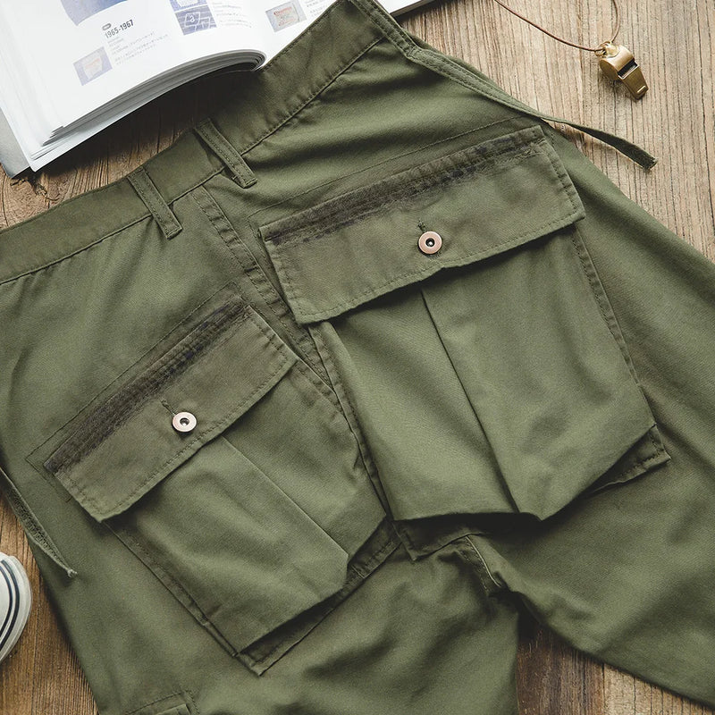 Maden Tactical Cargo Pants Green Multi-pocket Breathable Trousers Consuls Commando Training Trousers Techwear for Men's Pants