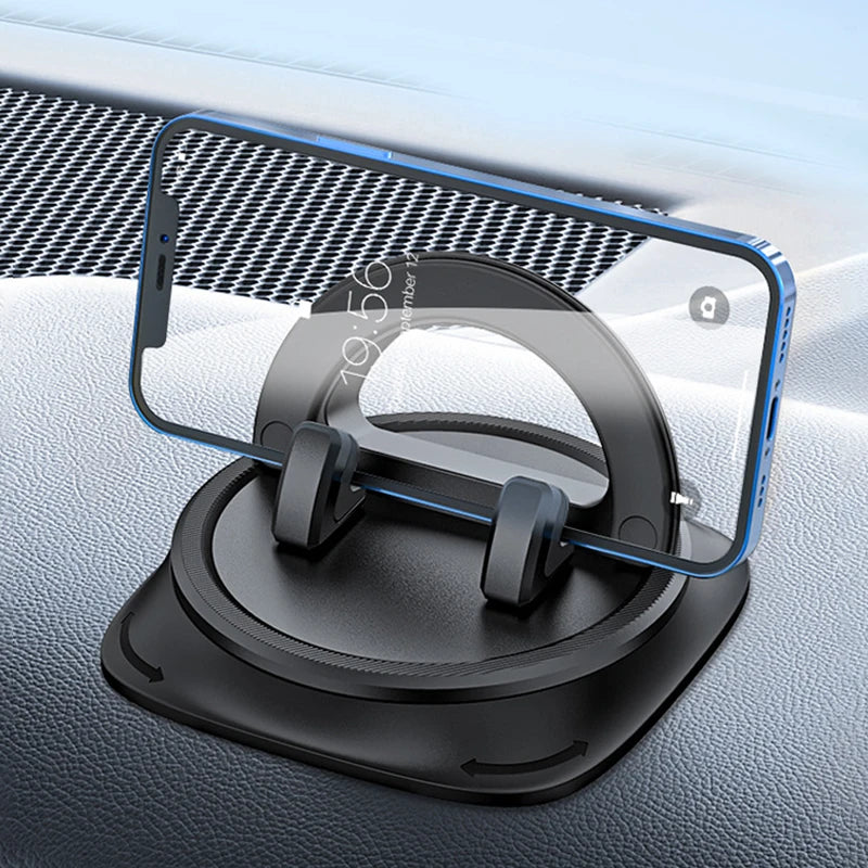SEAMETAL 360 Degree Rotatable Mobile Phone Holder Anti Slip Car Dashboard Phone Mount Stand GPS Support in Car for All Phones