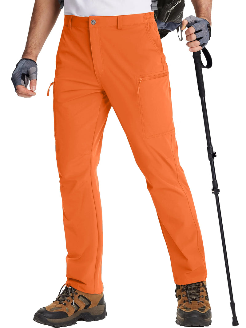 TACVASEN Waterproof Lightweight Hiking Pants Mens Ripstop Quick Dry Cargo Work Pant Outdoor Trekking Hard-wearing Trousers Male