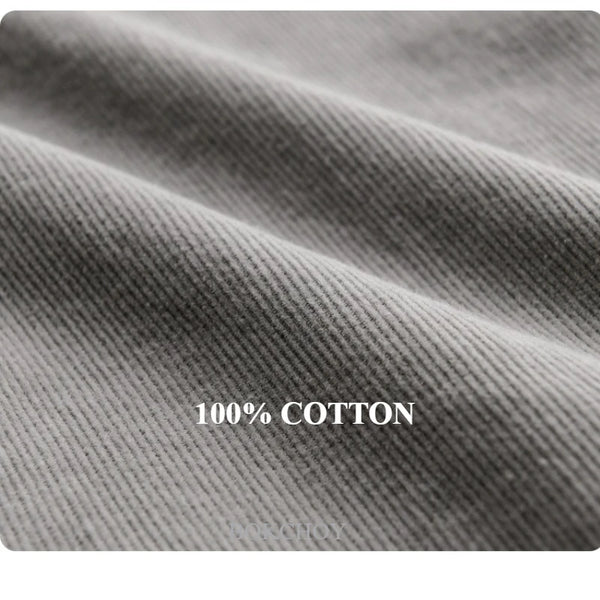 Autumn New Vintage Cargo Corduroy Soft 100% Cotton Long Sleeve Shirt for Men Clothing Big Pocket Versatile FY9755