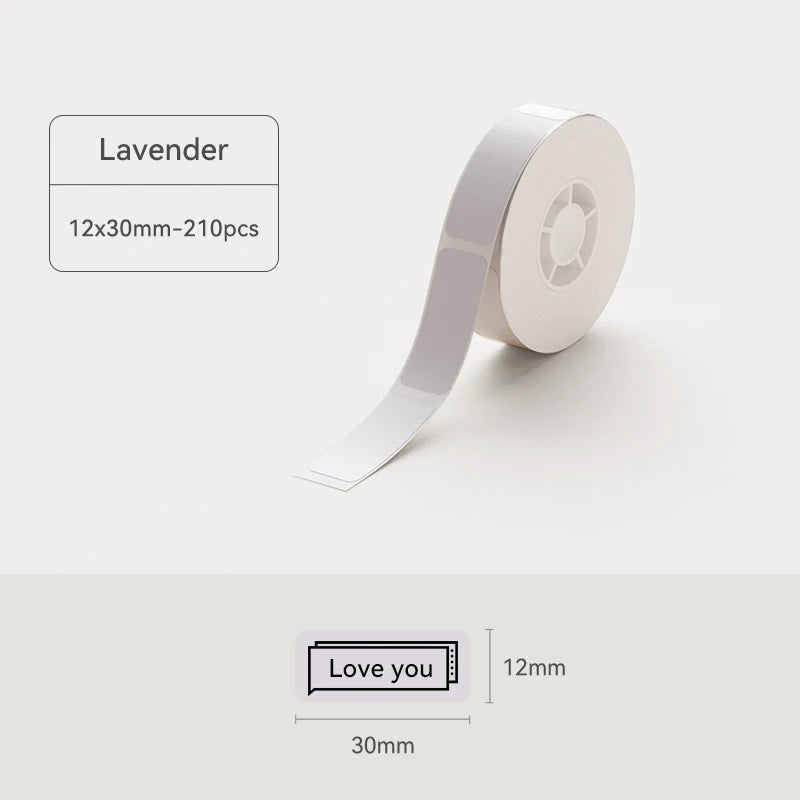 Niimbot Thermal Printer Labels 1 Roll of Self-adhesive Label Paper for D110 D11 D101 H1 H1S Bluetooth Label Maker