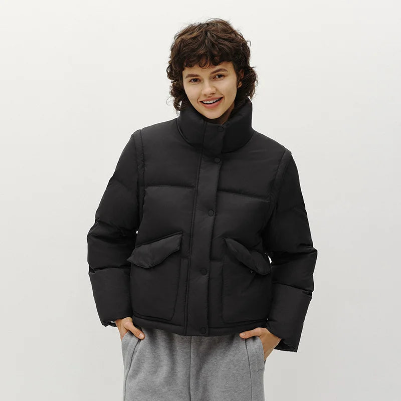 Semir Women Down Jacket 90 Percent Down Fill 2026 Winter Cold Weather Everyday Style Outdoor Layer Warm Insulation