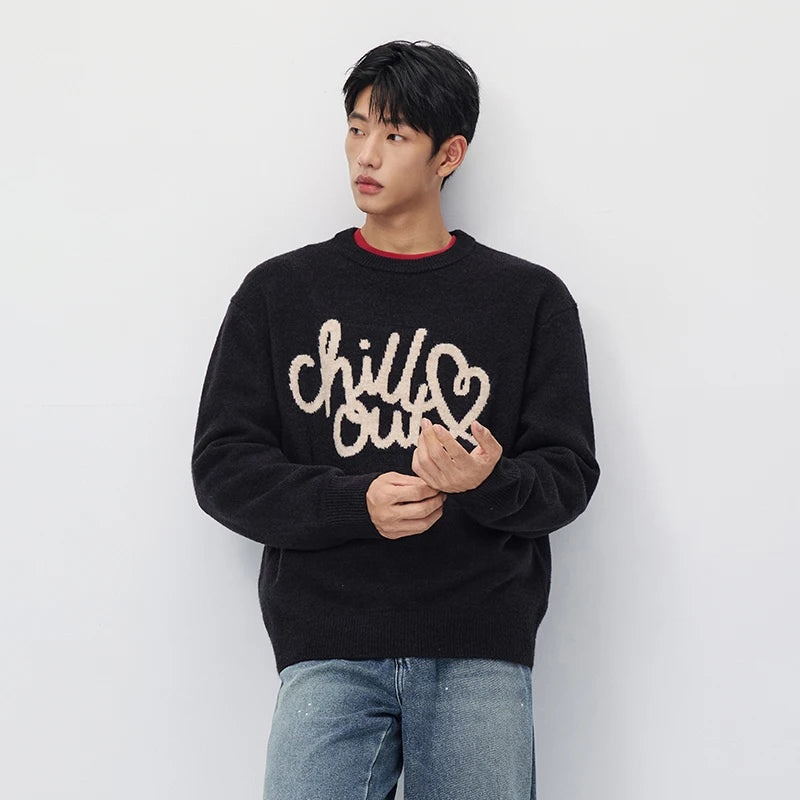 អាវយឺតប៉ាក់ Semir សម្រាប់បុរស រចនាបថទំនើប សាច់ក្រណាត់ទន់ Jacquard កមូល ឆ្នាំ២០២៦ សម្លៀកបំពាក់រដូវរងាថ្មីប្រចាំថ្ងៃ រចនាបថធម្មតាសម្រាប់ទីក្រុង