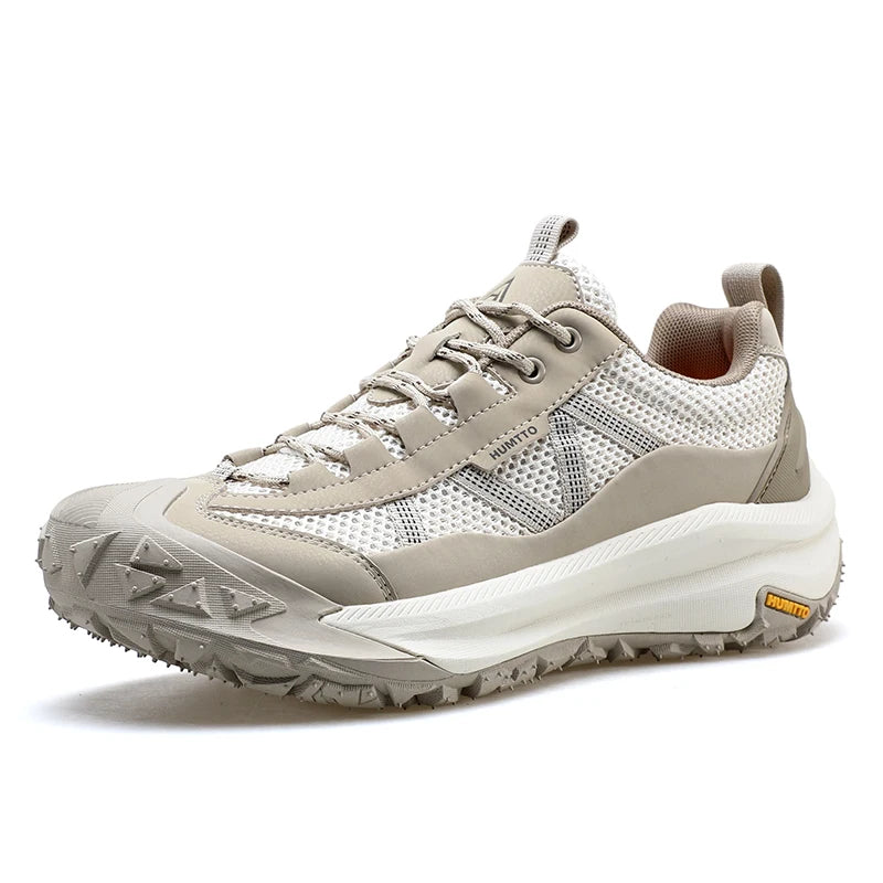 HUMTTO Men's Outdoor Summer Anti-slip Hiking Shoes Wear-resistant Mountain Climbing Sneakers Breathable Trekking Boots for Man