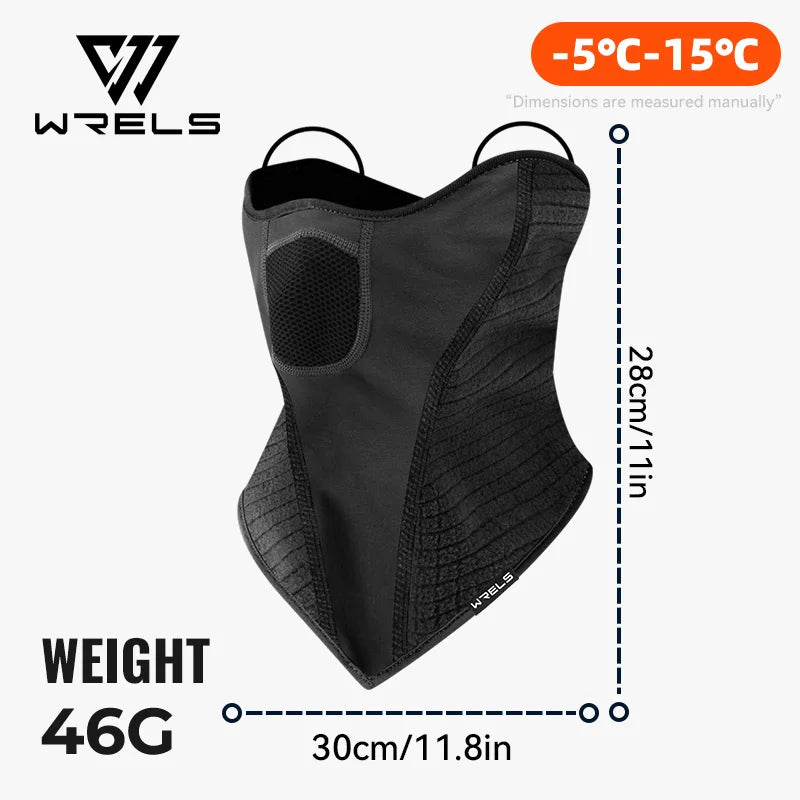 WRELS Winter Neck Warm Gaiter Windproof Face Mask Balaclava Fleece Thermal Face Mask Cycling Motorcycle Neck Warmer Winter
