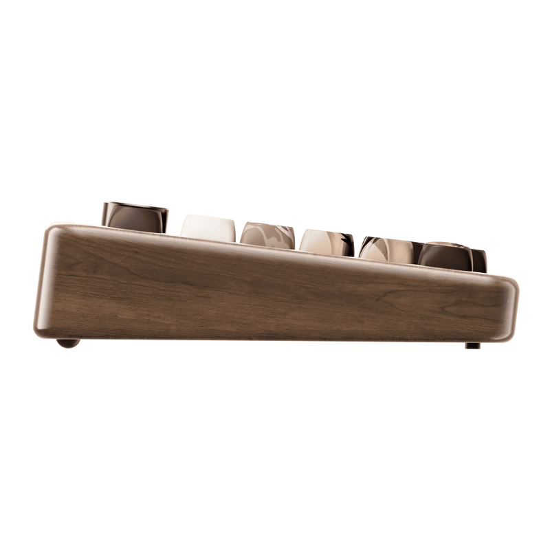 Akko MU02 75% Mountain Seclusion Wooden Mechanical Gaming Keyboard VIA ISO DE/UK RGB Hot Swap BT5.0/2.4G Wireless &Type-C Wired