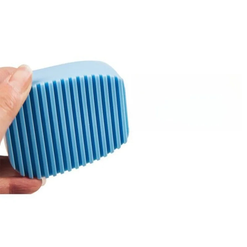 1pc Portable Mini Washing Board,Candy-Colored Handheld Thickened Silicone Washing Brush,Scrub Board Cleaning Brush.Laundry Board