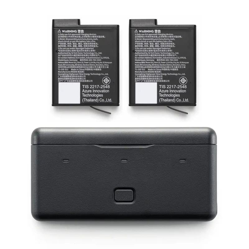 DJI Osmo Extreme Battery Plus (2150 mAh) Large‑capacity battery, low‑temperature resistant, supports operation from -20℃ to 45℃