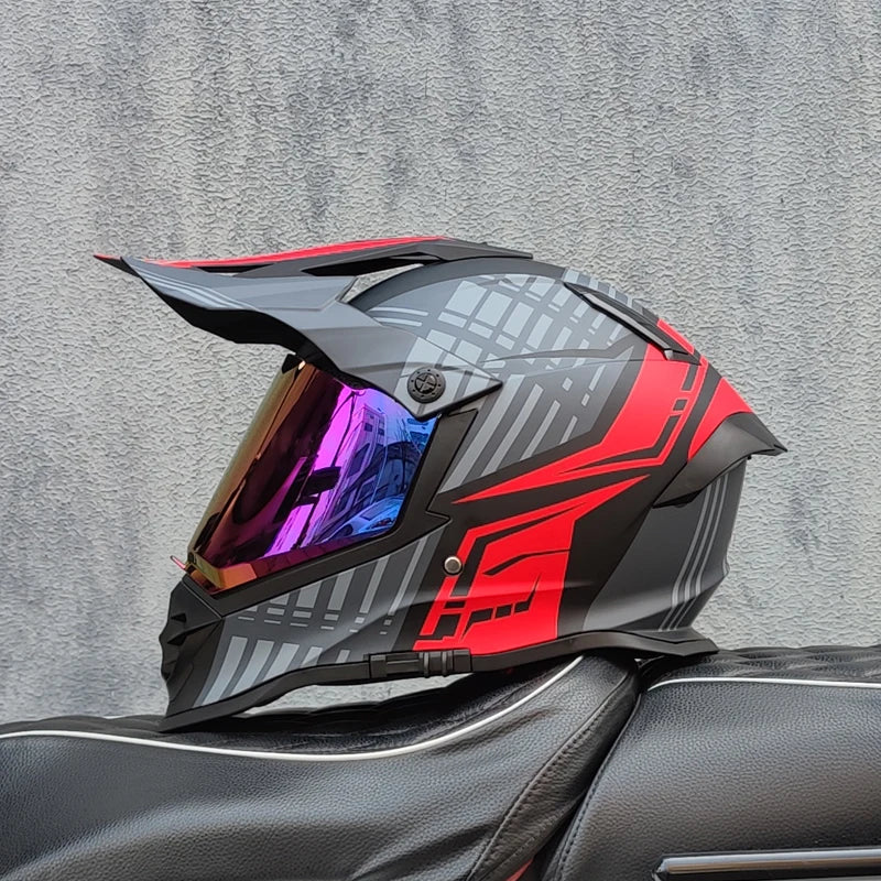 New off-road motorcycle helmet men and women motocross helmet full face kask downhill casque motocross enfant capacete