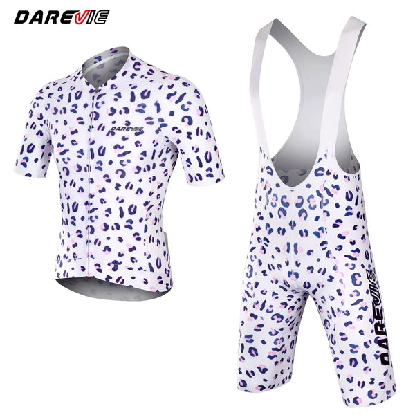 ឈុតសម្លៀកបំពាក់ជិះកង់ DAREVIE អាវជិះកង់បុរស Pro Level ធន់នឹងសំណើម ធន់នឹងការរអិល មានផាសុកភាព សំណាញ់ស្រាល ទន់