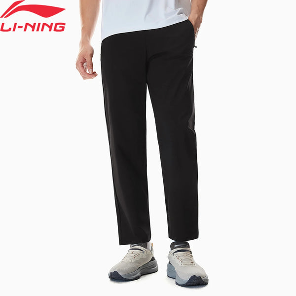 ខោហាត់ប្រាណបុរស Li-Ning ប៉ាក់ LN DRY 79% ប៉ូលីអាមីត 21% អេឡាស្តង់ LN COOL ខោកីឡាហាត់ប្រាណ LiNing AKYW043