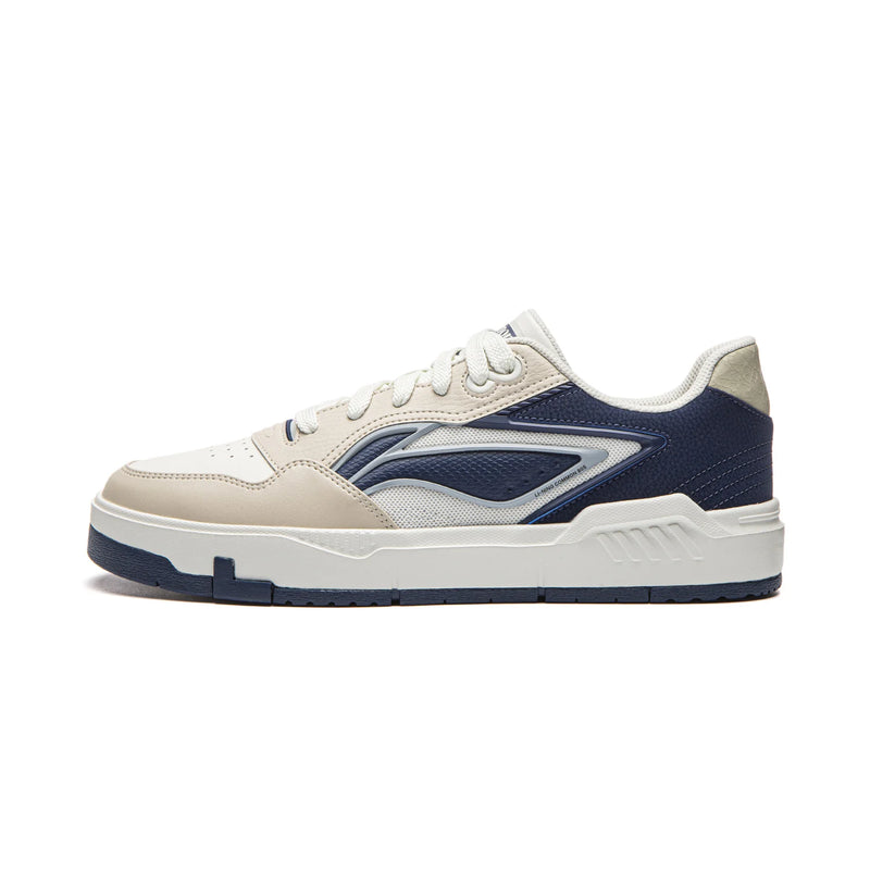 ស្បែកជើងបុរស Li-Ning COMMON 80S Lifestyle ស្បែកជើងកីឡាបែបបុរាណ ងាយស្រួលពាក់ ស្បែកជើងកីឡាបែប LiNing បែបបុរាណ AGCW037