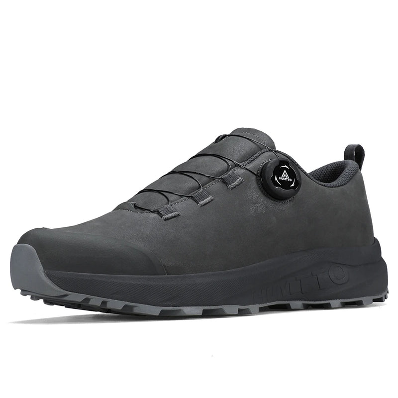 HUMTTO Hiking Shoes for Man Non-slip Water-resistant Mens Sneakers Breathable Outdoor Winter genuine leather Men Trekking Shoes