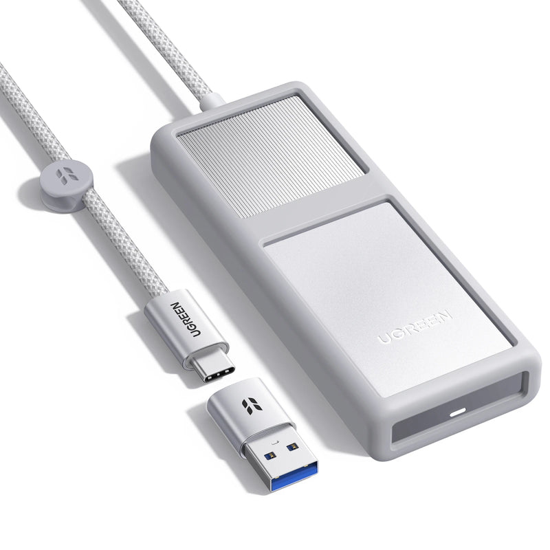 UGREEN M.2 NVMe 20Gbps SSD Enclosure with Cable USB-C 3.2 Gen2 External Enclosure Compatible with M.2 NVME PCIe Aluminum Case