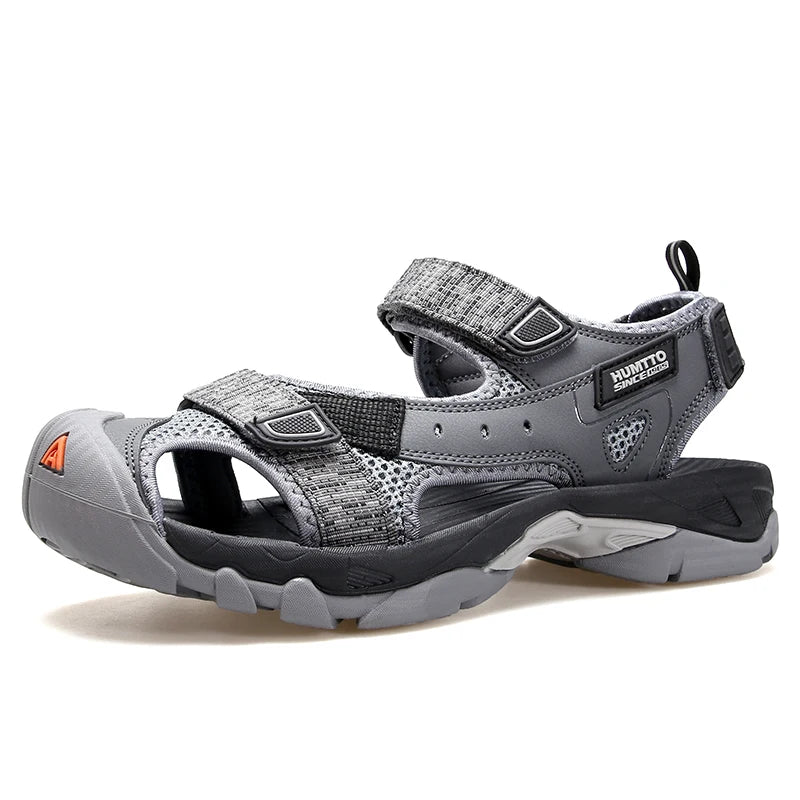 HUMTTO Summer Hiking Shoes for Men Sandals Breathable Outdoor Water Beach Sandals Mens Camping Fishing Climbing Aqua Shoes Man