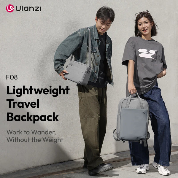 កាបូបស្ពាយ Ulanzi F08 ទម្ងន់ស្រាល កាបូបការពារទឹក កាបូបថតរូប កាបូបស្ពាយសម្រាប់ដាក់កាមេរ៉ា កុំព្យូទ័រយួរដៃទំហំ 16 អ៊ីញ