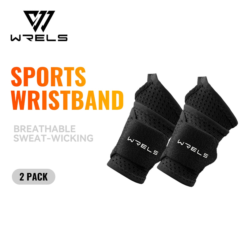 WRELS Compression Wristband Adjustable Wrist Brace Breathable Carpal Tunnel Pain Relief Sports Workout Sports Wrist Support