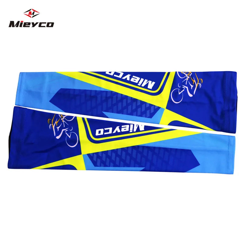 Mieyco Men Summer Ice Silk Leggings UV Sun Protection Leg Covers for Cycling Running Outdoor Sports Perneras Ciclismo Hombre