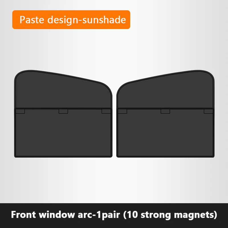 SEAMETAL Magnetic Car Sunshade Cover Thicken Middle Paste Design UV Protection Curtains Sun Shield Covers for Car Accessories