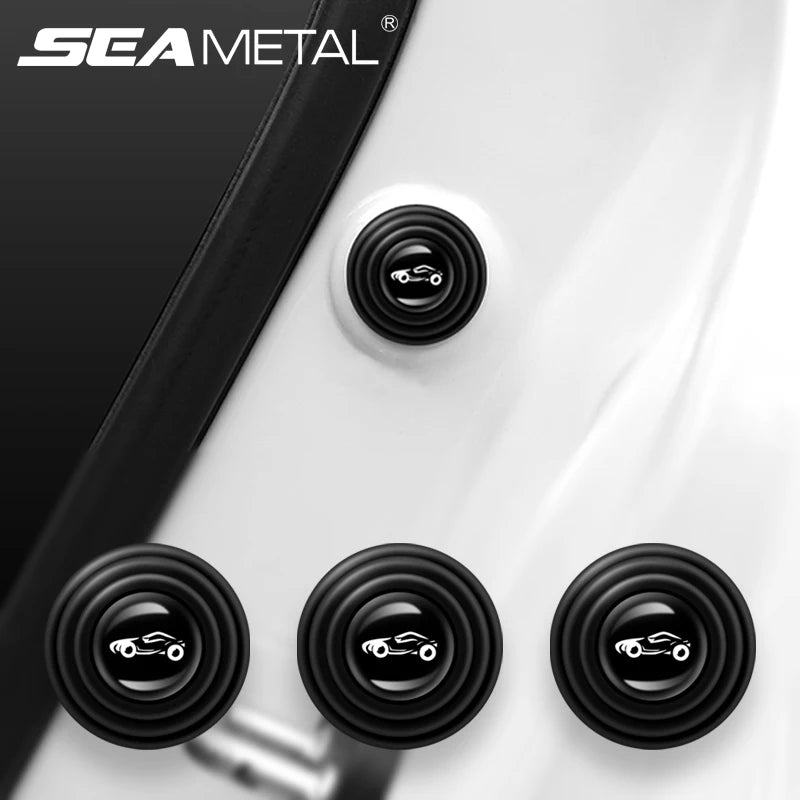 SEAMETAL 8/40pcs Door Shock Absorber Pads Buffer Bumper Pads Shock Absorption Sound Insulation Rubber Gaskets Adhesive Stickers