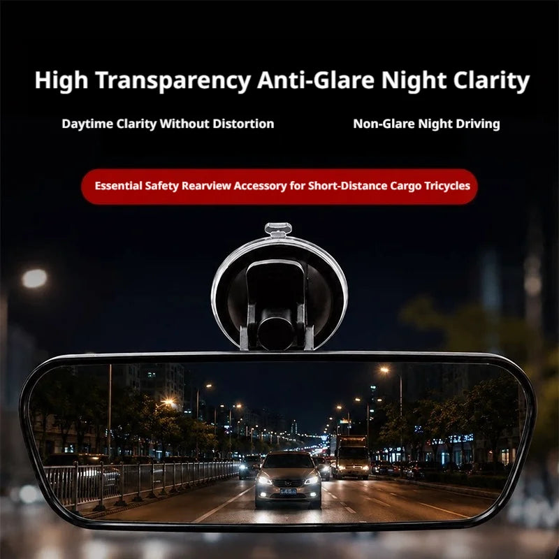 SEAMETAL Car Rear View Mirror 360 Degree Rotates Observe Mirror Wide-angle Mirrors Adjustable Suction Cup for Car Accessories