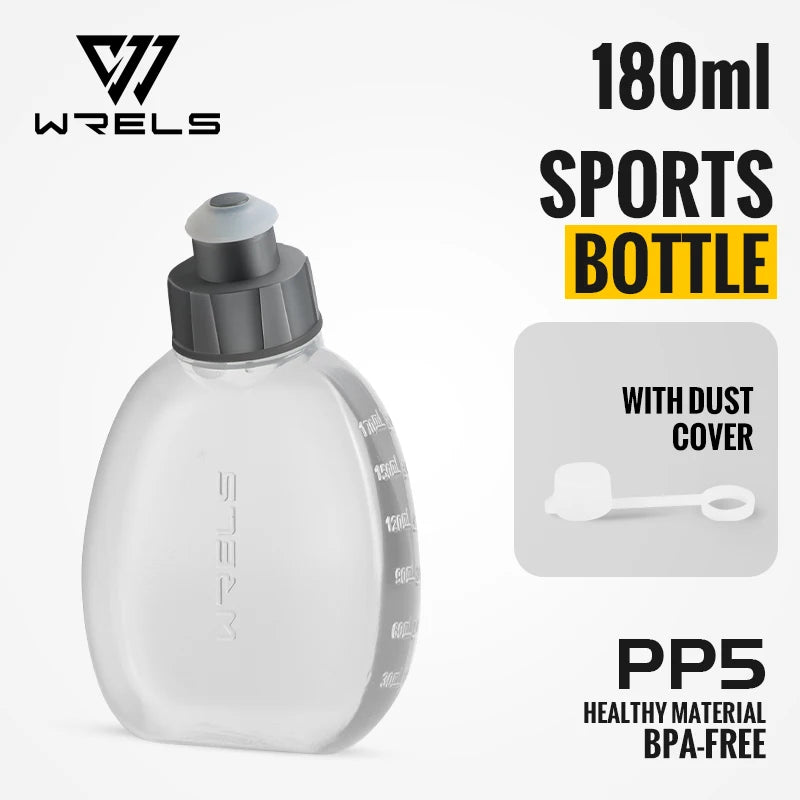 WRELS Outdoor Sports Running Waterproof Utralthin Waist Bag Runner Belt Hydration Running Belt with Water Bottle Running Pack