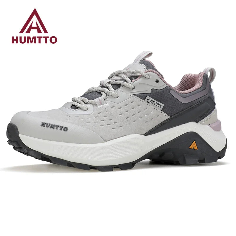 HUMTTO Hiking Women Shoes Non-slip Women's Sports Shoes Soft Safety Walking Outdoor Sneakers for Woman Breathable Trekking Boots