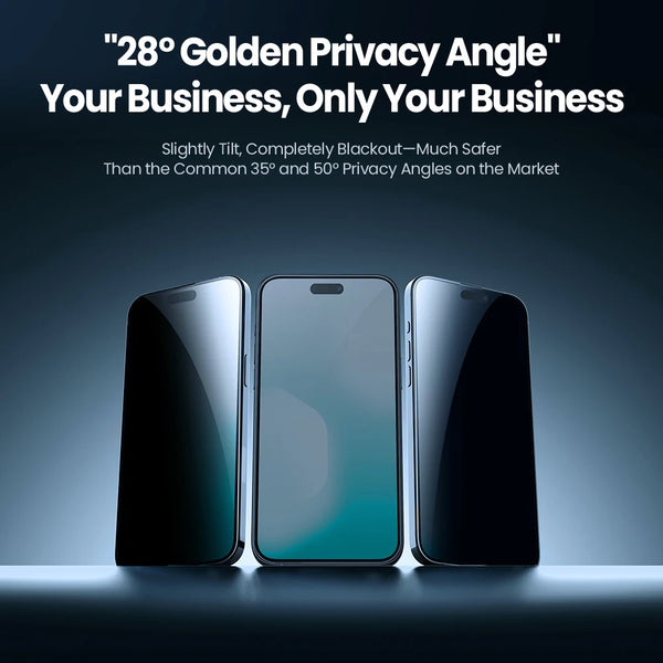 NILLKIN For iPhone 18 Pro Max Screen Protector Anti-Peeping Tempered Glass Film for iPhone 18 Pro Full Coverage Glass With Tool