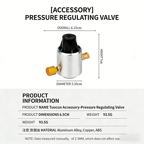 Cylinder Adapter Gas Cylinder Pressure Regulator Cartridge Stable Output for Low-Temperature and High-Altitude Environments Fuel