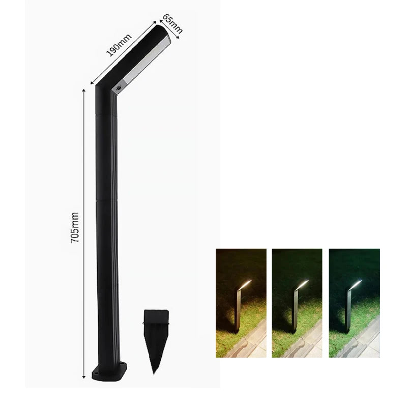 Solar Ground Light 3colors or RGB Light Light Sensing Intelligence Outdoor Pathway Lighting Solar Garden Lights Durable Plastic