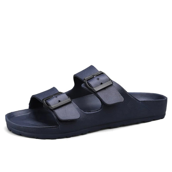 Summer Adjustable Soft Slides Slippers For Men Flat EVA Slippers Lightweight Anti Slip Slippers Size 34-47 48 49 50 Dropshipping