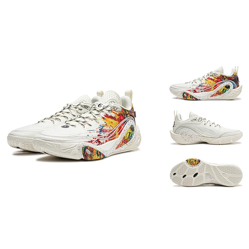 ស្បែកជើងបាល់បោះបុរស Li-Ning WADE DLO 1 លើទីលាន BOOM ទម្ងន់ស្រាល ស្រូបយកឆក់ ទ្រទ្រង់លំនឹង ស្បែកជើងប៉ាតា ABPV009