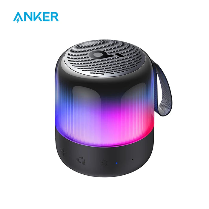 Soundcore Glow Mini Portable Speaker Bluetooth Speaker with 360° Sound Light Show 12H Battery Customizable EQ and Light CHINA