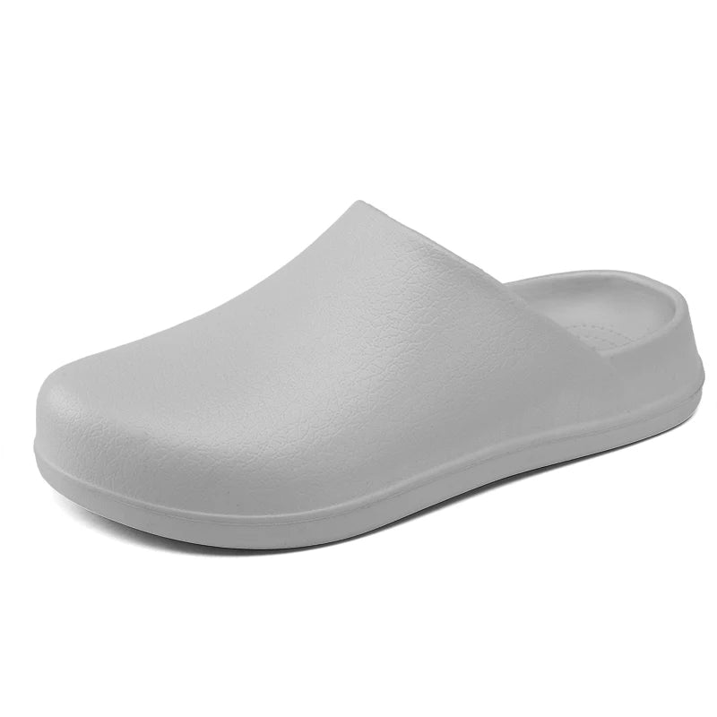 Couple's Baotou Slippers Waterproof Anti slip Oil proof Chef Shoes Summer new Men's and Women's Soft Sole comfort Casual Sandals