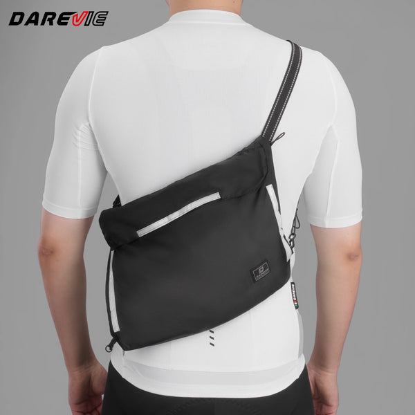កាបូបស្ពាយ DAREVIE សម្រាប់ជិះកង់ ទម្ងន់ស្រាល ការពារទឹក សមត្ថភាពធំ កាបូបស្ពាយការពារភក់ ទន់ សម្រាប់ MTB ផ្លូវ កីឡាក្រៅផ្ទះ កាបូបចង្កេះបុរស