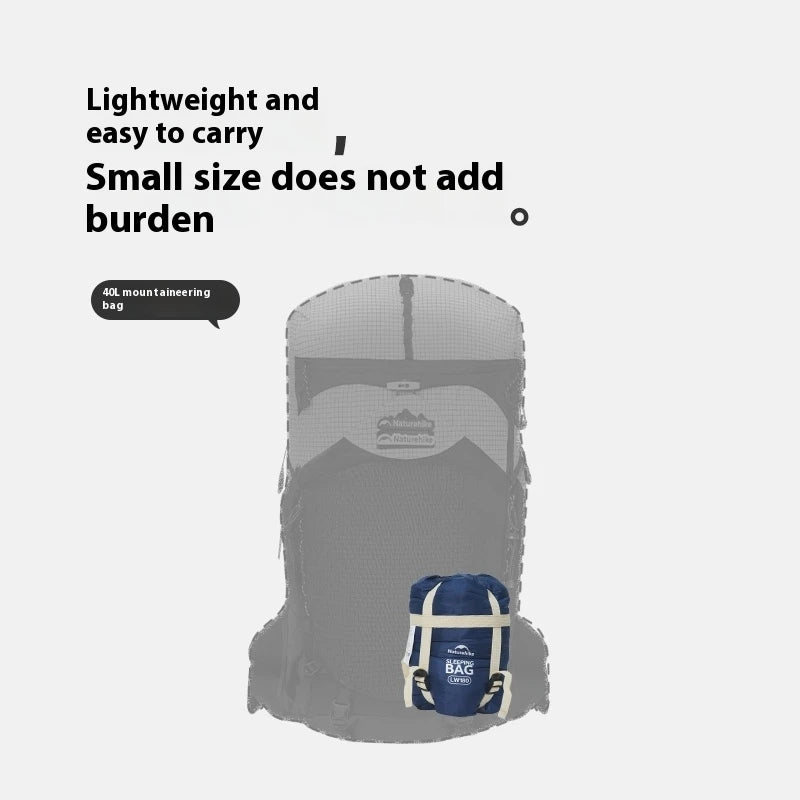Naturehike Sleeping Bag LW180 Outdoor Ultralight Portable Waterproof Summer Sleeping Bag Envelope Cotton Camping Sleeping Bag