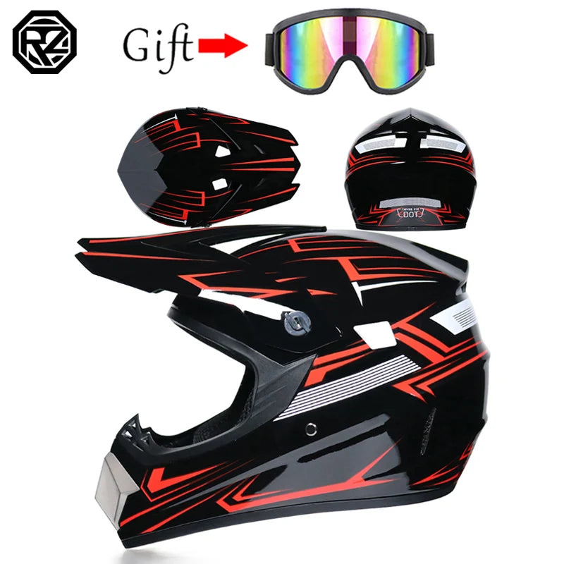 Motorcycle off-road helmet ATV all terrain beach bike full helmet capacity bike DH downhill helmet capacity de moto