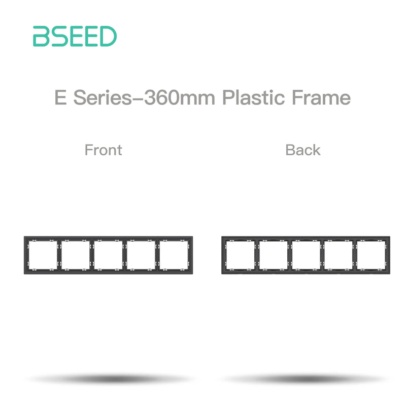 BSEED WIFI Button Switch Module 1/2/3/4Gang Smart Light Switch DIY Part Plastic Frame Smart Socket Components Tuya Smart Life