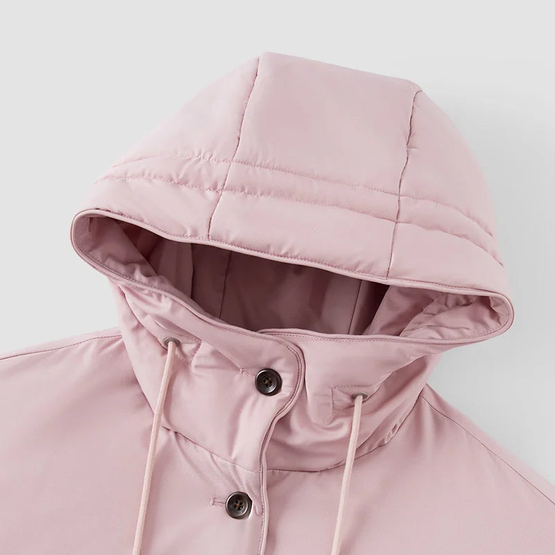 Semir Women Padded Coat For Winter Loose Fit Fashion Soft Coat Detail Minimal Style 2026 New Winter Urban Casual Style