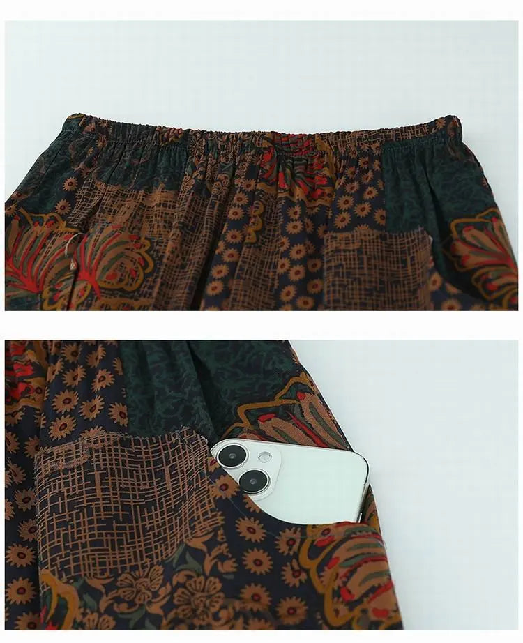 សំលៀកបំពាក់យាយ XL-5XL ឈុតគេងសម្រាប់យាយ ឈុតថ្មីសម្រាប់រដូវផ្ការីក រដូវស្លឹកឈើជ្រុះ ឈុតគេងសម្រាប់ស្ត្រី ឈុតប៉ាក់កប្បាស ឈុតនៅផ្ទះ ទំហំធំ ឈុតសម្រាប់ម្តាយនៅខាងក្រៅ