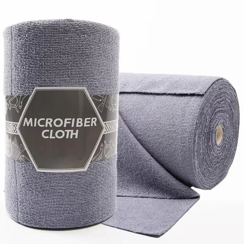20-Sheet Reusable Cleaning Roll – Microfiber Kitchen Towel, Washable Paper Towel Replacement, Dish Rag