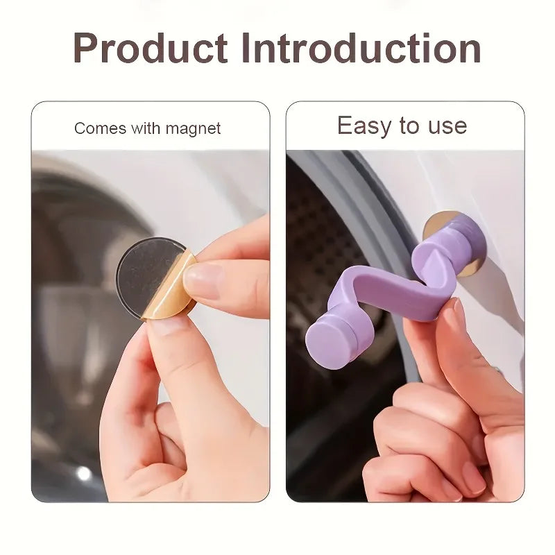 1pc Front-Loading Washing Machine Ventilation and Door Lock,with Magnetic to Ensure Ventilation And Safe Door Down Lock、