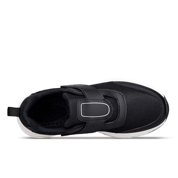 Men's Adjustable Easy Top Wings Diabetic Shoes Sporty Walking Sneakers for Elderly Soft Comfort Hook & Loop Open Shoes Sports